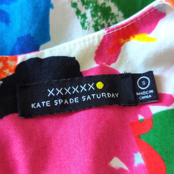 Kate Spade Saturday Trapeze Colorful Top - Picture 6 of 7